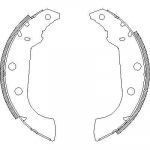 Remsa 4135.00 комплект тормозных колодок на PEUGEOT 306 (7B, N3, N5)