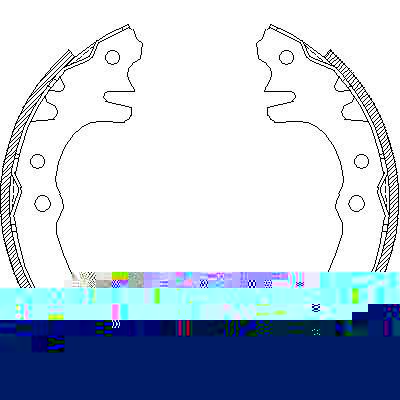 Remsa 4155.00 комплект тормозных колодок на DAIHATSU CUORE VI (L251, L250_, L260_)