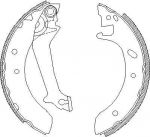 REMSA Колодки барабанные FORD Mondeo I/II 93-00 /203x38.5mm (1014655, 4512.00)