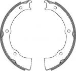 REMSA 4654.00_колодки тормозные барабанные! Hyundai Sonata 2.0/3.0i 91-98 (465400)
