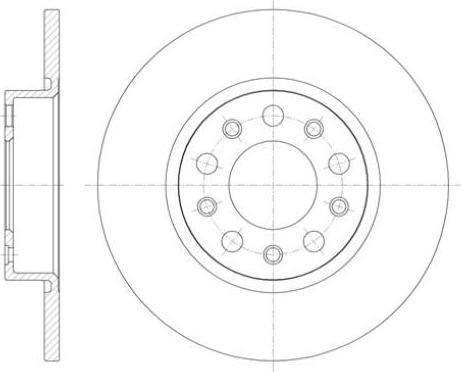 Remsa 61426.00 тормозной диск на ALFA ROMEO 159 (939)