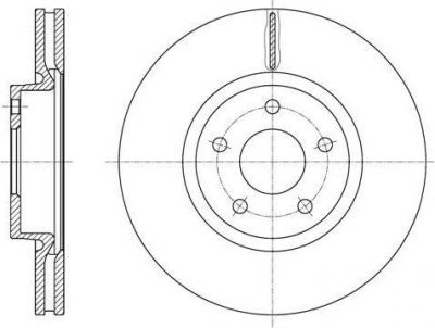 Remsa 61562.10 тормозной диск на FORD MONDEO IV седан (BA7)