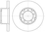 Remsa 6296.00 тормозной диск на MERCEDES-BENZ T1/TN c бортовой платформой/ходовая часть