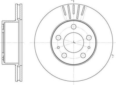 Remsa 6409.10 тормозной диск на VOLVO 240 Kombi (P245)