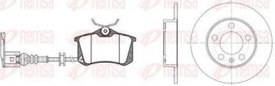 Remsa 8263.08 комплект тормозов, дисковый тормозной механизм на AUDI A1 (8X1, 8XK, 8XF)
