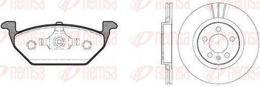 Remsa 8633.00 комплект тормозов, дисковый тормозной механизм на SKODA OCTAVIA Combi (1U5)