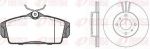 Remsa 8704.01 комплект тормозов, дисковый тормозной механизм на NISSAN PRIMERA Hatchback (P11)