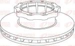Remsa NCA1048.20 тормозной диск на MERCEDES-BENZ O 404