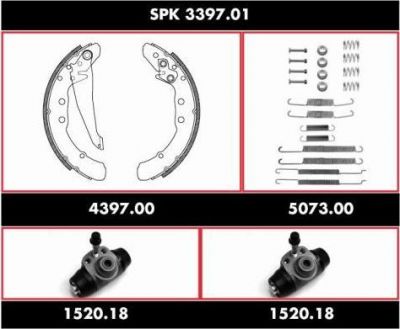 Remsa SPK 3397.01 комплект тормозов, барабанный тормозной механизм на AUDI 100 (44, 44Q, C3)