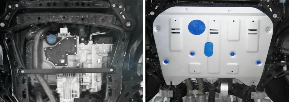 RIVAL RIVAL 333.0811.1 Защита картера + КПП, Cadillac XT5 2016-,V - 3.6 (333.0811.1)