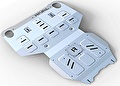 RIVAL RIVAL 333.5710.1.6 Защита радиатора + картера + комплект крепежа, Toyota Fortuner 2017-, V - 2.8d; 2,7; полный привод/T (333.5710.1.6)