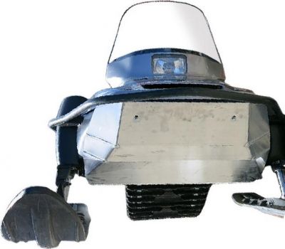 RIVAL RIVAL 444.7110.2 Yamaha VK54OIV Защита днища снегохода (3 части) (2014-) + комплект крепежа (444.7110.2)