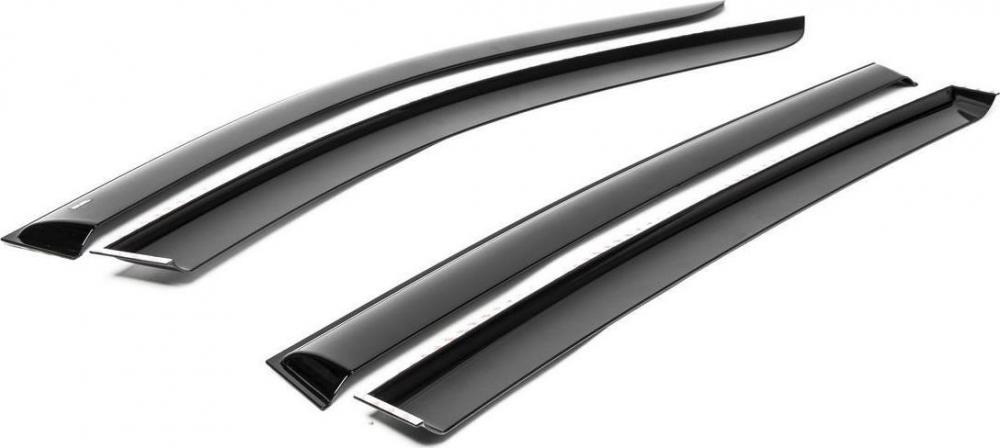 RIVAL RIVAL 747104 Дефлекторы окон, Rival, для Renault Sandero II 2014-, литьевой поликарбонат, 4 шт. (747104)