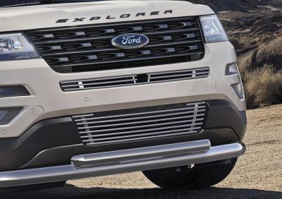 RIVAL RIVAL G.1806.002 Решетка бампера нижняя d10 + комплект крепежа, RIVAL, Ford Explorer 2015- (G.1806.002)