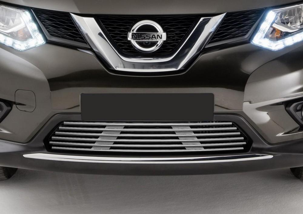 RIVAL RIVAL G.4103.002 Решетка бампера d10 + комплект крепежа, RIVAL, Nissan X-Trail 2015-, c передними парктроникам (G.4103.002)