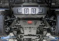 RIVAL RIVAL K111.05770.1 Комплект защит + комплект крепежа, АвтоБРОНЯ, Сталь, Toyota Fortuner 2017-, V - 2.8d (4 части) (K111.05770.1)