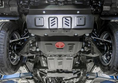 RIVAL RIVAL K111.05770.1 Комплект защит + комплект крепежа, АвтоБРОНЯ, Сталь, Toyota Fortuner 2017-, V - 2.8d (4 части) (K111.05770.1)