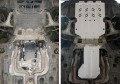 RIVAL RIVAL K333.3601.1 Комплект защит + комплект крепежа, RIVAL, Алюминий, Maserati Levante 2016-2017, V - 3.0(350л.с.); 3. (K333.3601.1)