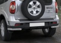RIVAL RIVAL R.1004.012 Защита заднего бампера d57 уголки + комплект крепежа, RIVAL, Chevrolet Niva 2009- (R.1004.012)