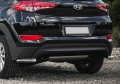 RIVAL RIVAL R.2308.007 Защита заднего бампера d57 уголки + комплект крепежа, RIVAL, Hyundai Tucson 2015- (R.2308.007)