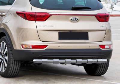 RIVAL RIVAL R.2809.007 Защита заднего бампера d57 усиленная + комплект крепежа, RIVAL, Kia Sportage 2016- (R.2809.007)