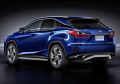 RIVAL RIVAL R.3211.009 Защита заднего бампера d57 скоба + комплект крепежа, RIVAL, Lexus RX 2015-, кроме 450h (R.3211.009)