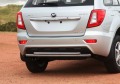RIVAL RIVAL R.3301.010 Защита заднего бампера d57+d57 + комплект крепежа, RIVAL, Lifan X60 2012-2016 (R.3301.010)