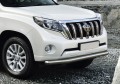 RIVAL RIVAL R.5704.008 Защита переднего бампера d76 + комплект крепежа, RIVAL, Toyota Land Cruiser Prado 2009-2013-2017 (R.5704.008)