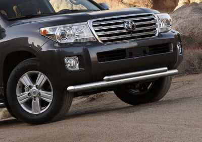 RIVAL RIVAL R.5713.004 Защита переднего бампера d76+d57 + комплект крепежа, RIVAL, Toyota Land Cruiser 200 2011-2015 (R.5713.004)