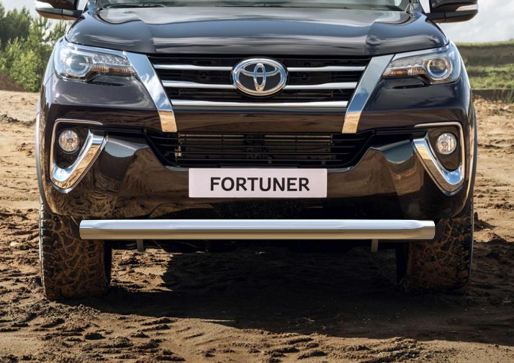 RIVAL RIVAL R.5720.002 Защита переднего бампера d76 + комплект крепежа, RIVAL, Toyota Fortuner 2017- (R.5720.002)