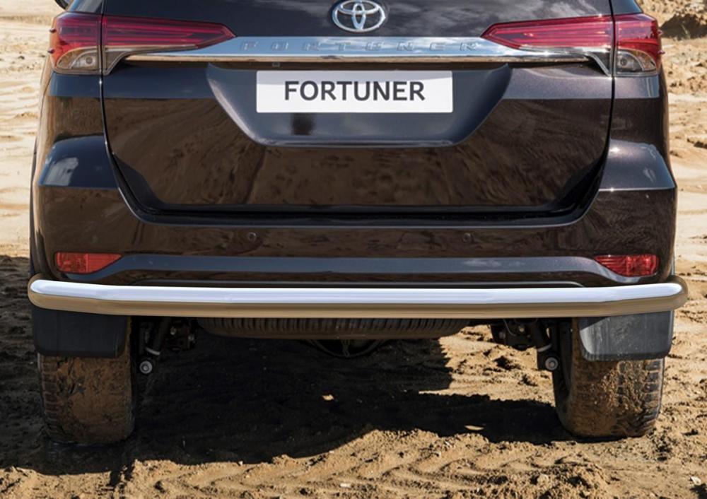 RIVAL RIVAL R.5720.008 Защита заднего бампера d76 + комплект крепежа, RIVAL, Toyota Fortuner 2017- (R.5720.008)