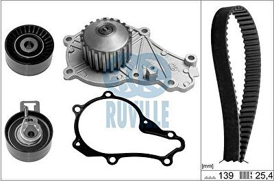 Ruville 56664701 водяной насос + комплект зубчатого ремня на PEUGEOT 208
