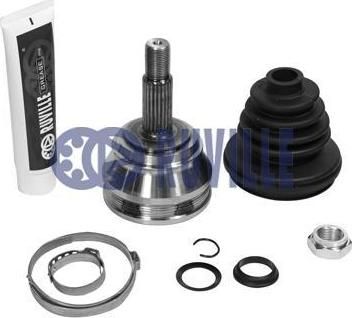 RUVILLE ШРУС наружний (комплект с пыльником) VW G2/G3/B3/B4 (357498340A, 75403S)