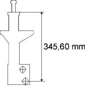 SACHS 170 381 Амортизатор передний L=R масл. VW B4 (8D0413031M)