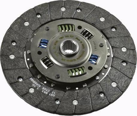 SACHS 1862348031 Диск сцепления FORD TRANSIT 2.5D 85>00