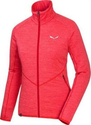 Флис для активного отдыха Salewa 2017 PUEZ MELANGE PL W FZ hot coral (EUR:46/40)