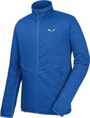Флис для активного отдыха Salewa 2017 PUEZ MELANGE PL M FZ nautical blue/3420 (EUR:56/3X)