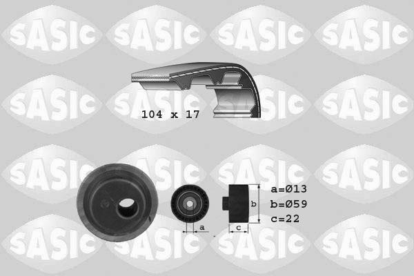 Sasic 1750022 комплект ремня грм на PEUGEOT 306 (7B, N3, N5)