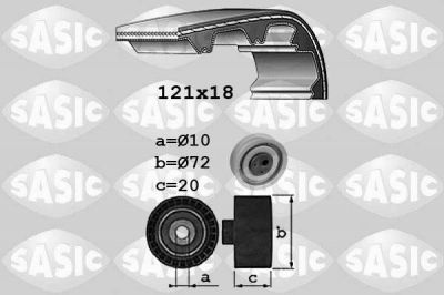 Sasic 1756039 комплект ремня грм на SEAT CORDOBA Vario (6K5)