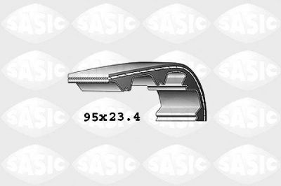 SASIC Ремень ГРМ RENAULT Sandero 1.0i 16V/1.2i 16V (95x23.4) (82 00 106 085, 1764003)