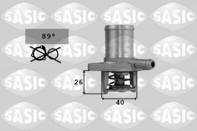Sasic 4000357 термостат, охлаждающая жидкость на RENAULT CLIO I (B/C57_, 5/357_)