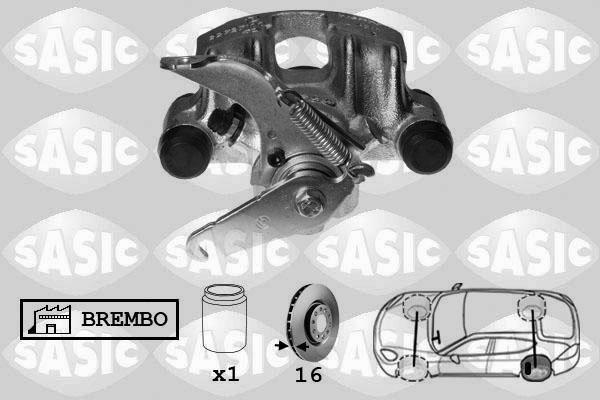 Sasic 6506038 тормозной суппорт на IVECO DAILY IV фургон/универсал