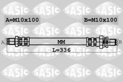 Sasic 6606029 тормозной шланг на FORD FIESTA IV (JA_, JB_)