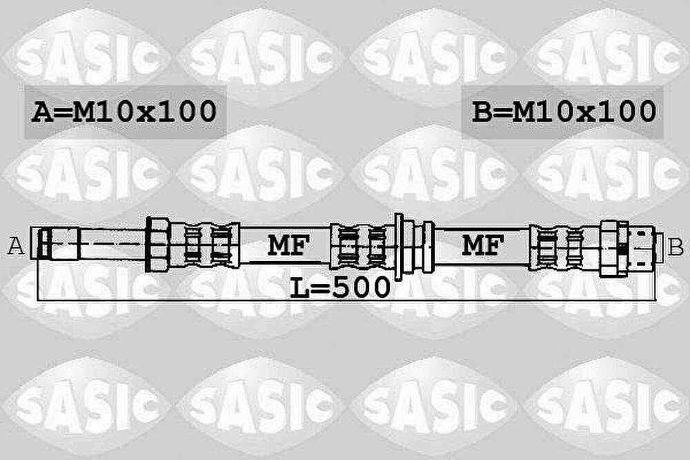 Sasic 6606068 тормозной шланг на 3 Touring (E46)