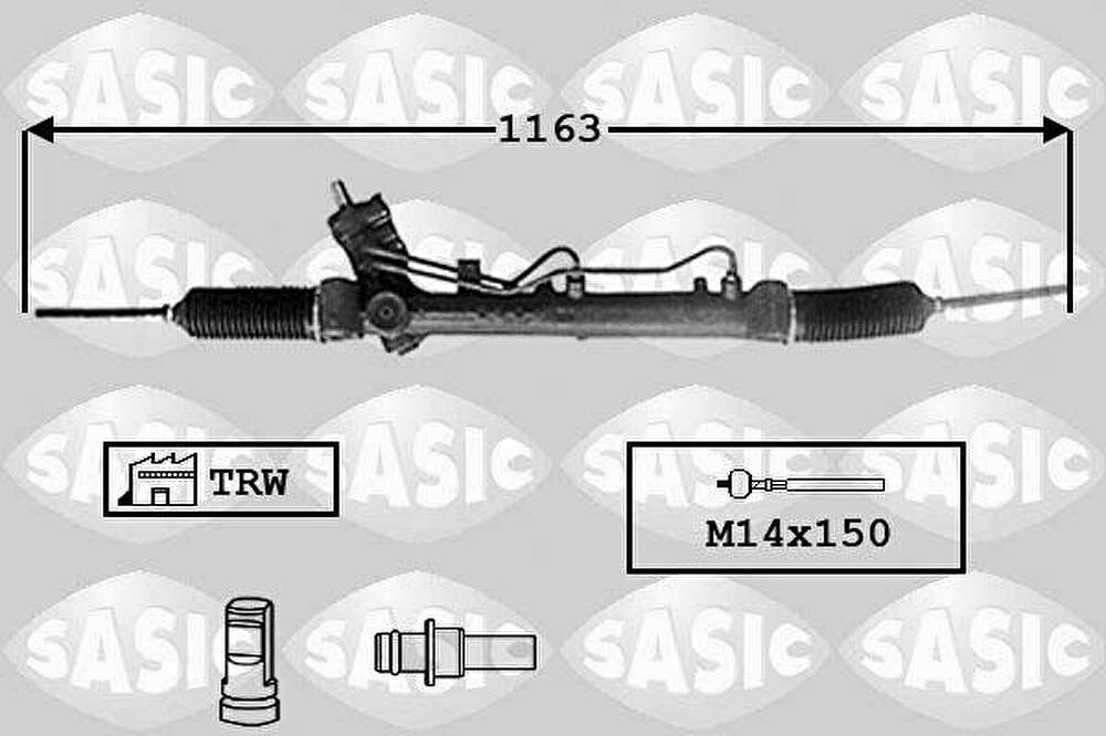 Sasic 7176032 рулевой механизм на OPEL VECTRA C