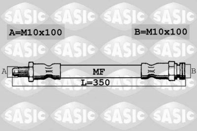 Sasic SBH0167 тормозной шланг на PEUGEOT 309 II (3C, 3A)
