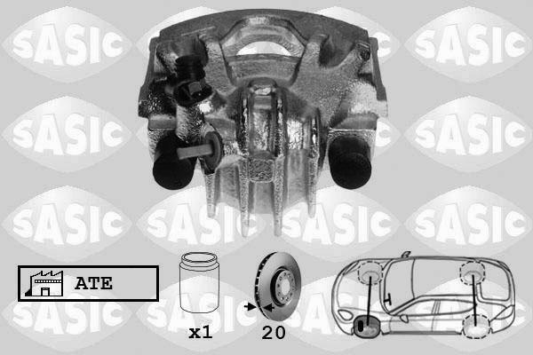 Sasic SCA0050 тормозной суппорт на PEUGEOT 306 (7B, N3, N5)