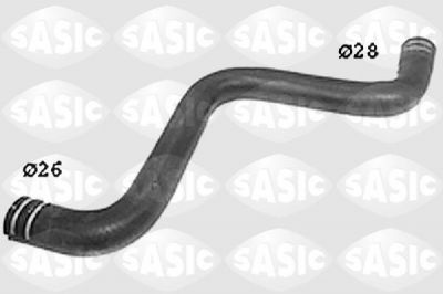 Sasic SWH6621 шланг радиатора на FIAT PUNTO (188)