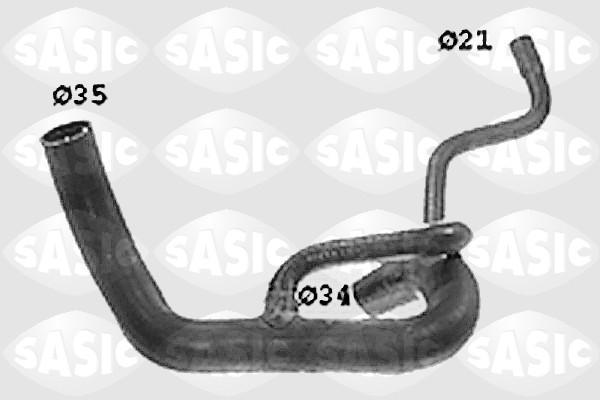 Sasic SWH6685 шланг радиатора на FORD ESCORT IV (GAF, AWF, ABFT)