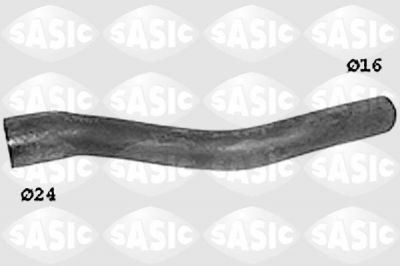 Sasic SWH6831 шланг радиатора на VW PASSAT (32B)